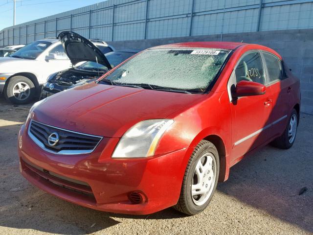 3N1AB6AP1BL688421 - 2011 NISSAN SENTRA 2.0 MAROON photo 2