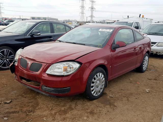 1G2AL15F077129067 - 2007 PONTIAC G5 MAROON photo 2