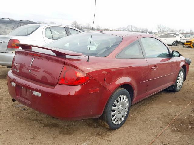 1G2AL15F077129067 - 2007 PONTIAC G5 MAROON photo 4