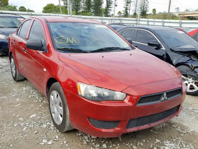 JA3AU16U09U023355 - 2009 MITSUBISHI LANCER DE RED photo 1