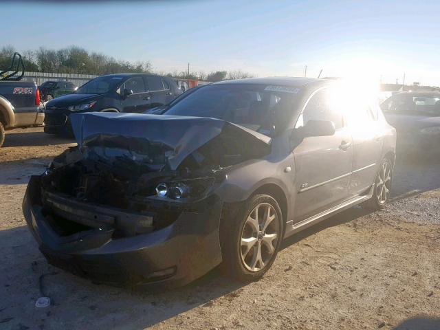 JM1BK343181145384 - 2008 MAZDA 3 HATCHBAC GRAY photo 2