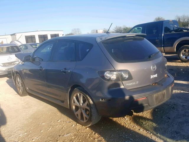 JM1BK343181145384 - 2008 MAZDA 3 HATCHBAC GRAY photo 3