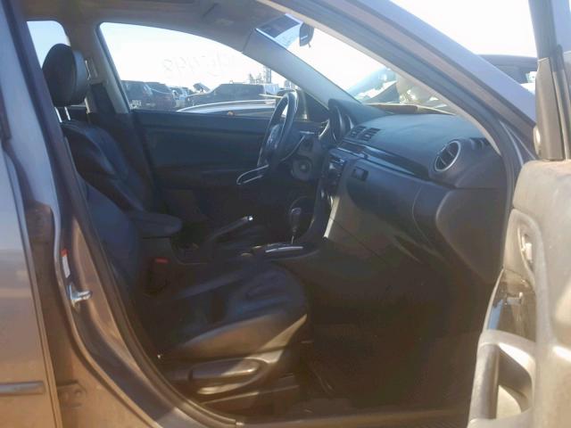 JM1BK343181145384 - 2008 MAZDA 3 HATCHBAC GRAY photo 5