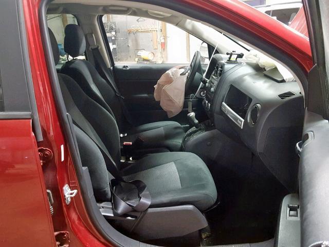 1C4NJDBB3GD518373 - 2016 JEEP COMPASS SP Tünd qırmızı foto 5