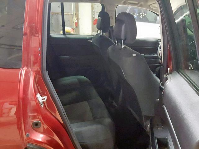 1C4NJDBB3GD518373 - 2016 JEEP COMPASS SP Tünd qırmızı foto 6