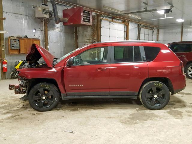 1C4NJDBB3GD518373 - 2016 JEEP COMPASS SP Tünd qırmızı foto 9