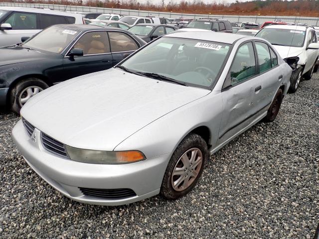 4A3AA36G03E046228 - 2003 MITSUBISHI GALANT DE SILVER photo 2