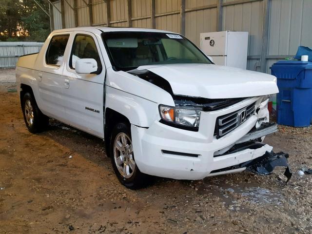 2HJYK16558H521174 - 2008 HONDA RIDGELINE WHITE photo 1