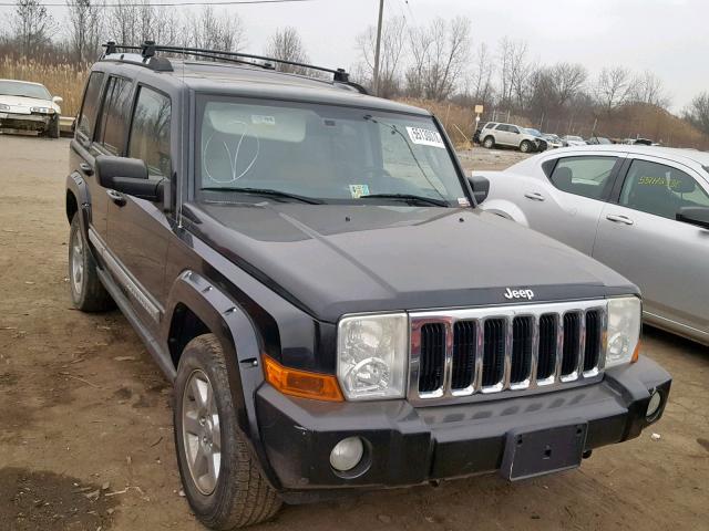 1J8HG58246C145284 - 2006 JEEP COMMANDER BLACK photo 1