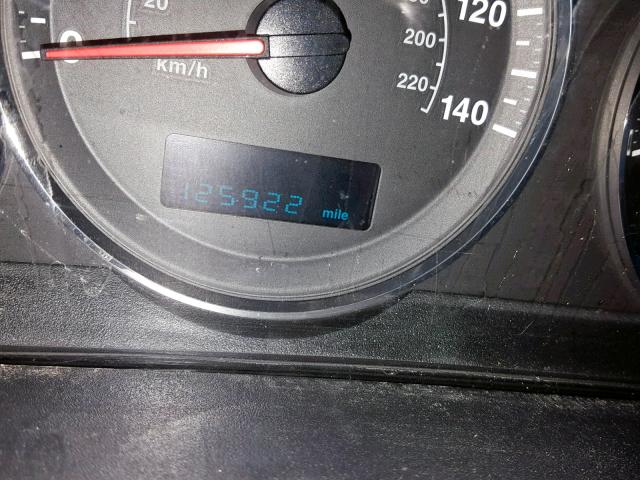 1J8HG58246C145284 - 2006 JEEP COMMANDER BLACK photo 8