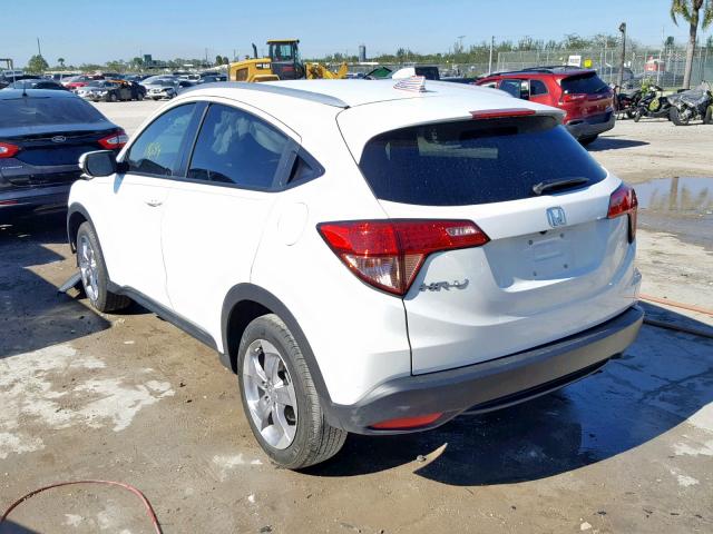 3CZRU5H77HM703169 - 2017 HONDA HR-V EXL WHITE photo 3