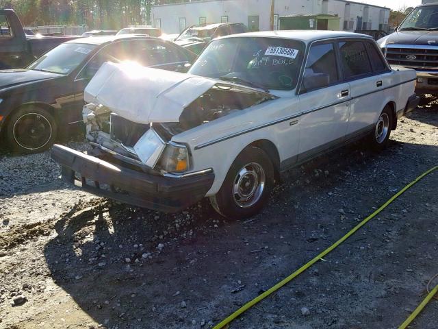 YV1AX8845H1266765 - 1987 VOLVO 244 DL WHITE photo 2