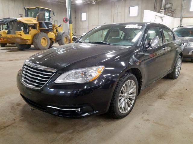 1C3CCBCB9CN277528 - 2012 CHRYSLER 200 LIMITE BLACK photo 2