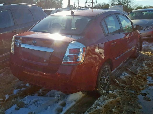 3N1AB6AP6AL701601 - 2010 NISSAN SENTRA 2.0 RED photo 4