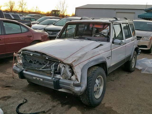 1J4FJ58SXNL122262 - 1992 JEEP CHEROKEE L WHITE photo 2