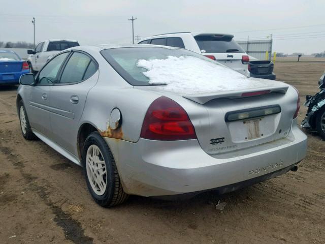 2G2WP522541203241 - 2004 PONTIAC GRAND PRIX SILVER photo 3