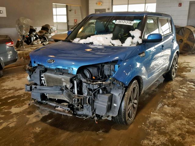 KNDJP3A59F7220037 - 2015 KIA SOUL + BLUE photo 2