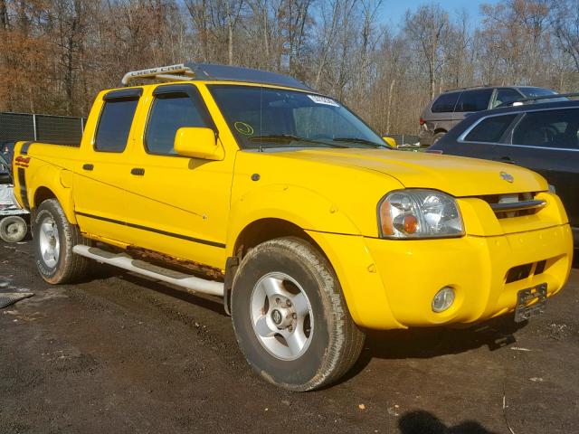 1N6ED27Y31C381714 - 2001 NISSAN FRONTIER C YELLOW photo 1