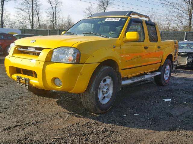 1N6ED27Y31C381714 - 2001 NISSAN FRONTIER C YELLOW photo 9