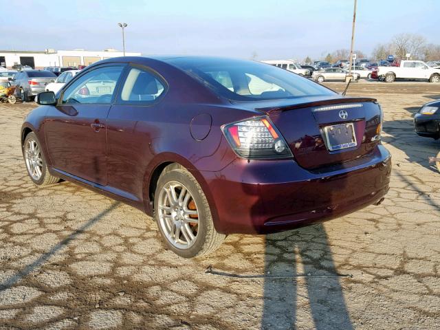 JTKDE167250026483 - 2005 TOYOTA SCION TC 栗色 照片 3