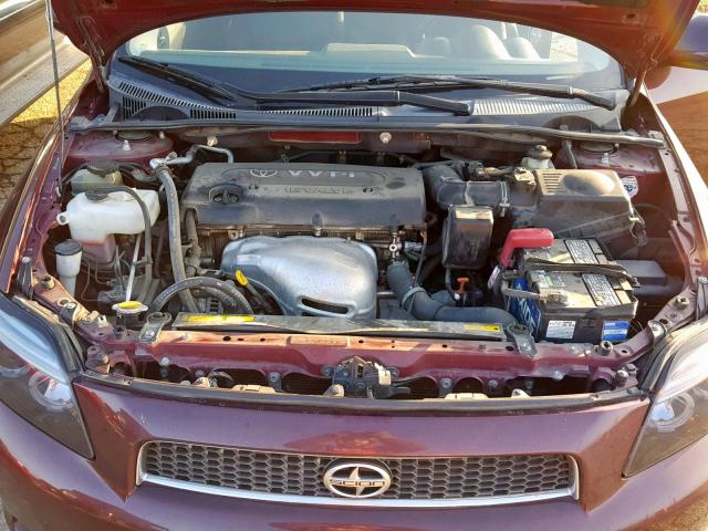 JTKDE167250026483 - 2005 TOYOTA SCION TC 栗色 照片 7