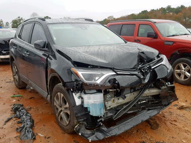 2T3ZFREV4JW505826 - 2018 TOYOTA RAV4 LE BLACK photo 1