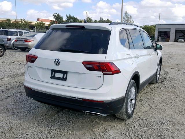 3VV3B7AX2JM066593 - 2018 VOLKSWAGEN TIGUAN SE WHITE photo 4