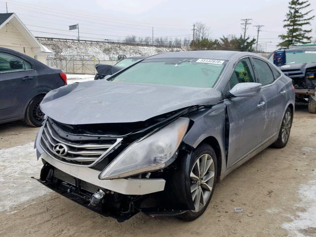 KMHFG4JG0HA578173 - 2017 HYUNDAI AZERA SILVER photo 2