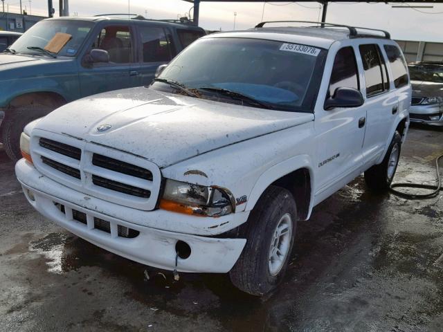 1B4HS28Z3XF510049 - 1999 DODGE DURANGO WHITE photo 2