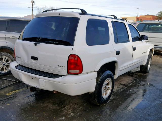 1B4HS28Z3XF510049 - 1999 DODGE DURANGO WHITE photo 4