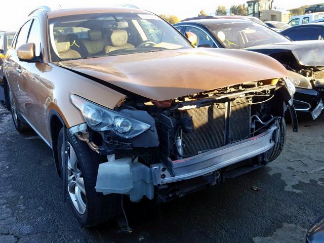 JNRAS18W09M152301 - 2009 INFINITI FX35 ORANGE photo 1