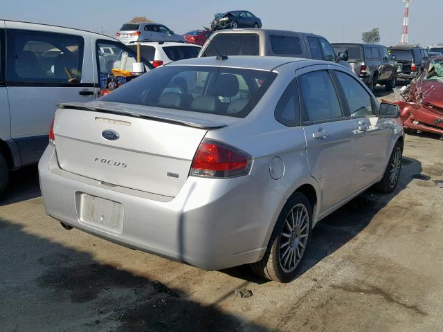 1FAHP3GN8BW113959 - 2011 FORD FOCUS SES GRAY photo 4