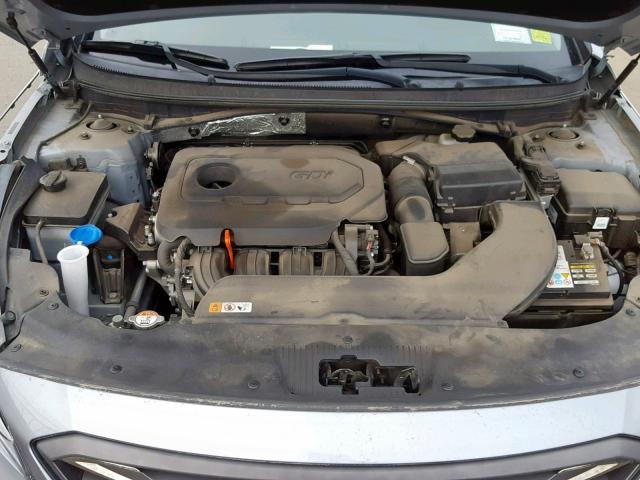 5NPE34AF7FH031653 - 2015 HYUNDAI SONATA SPO GRAY photo 7