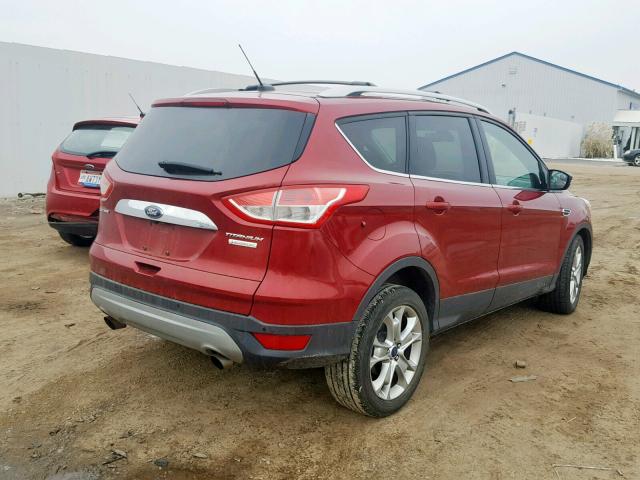 1FMCU0JX7EUA51360 - 2014 FORD ESCAPE TIT RED photo 4