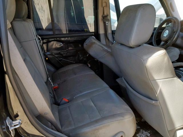 1J8HH48P77C676399 - 2007 JEEP COMMANDER BLACK photo 6