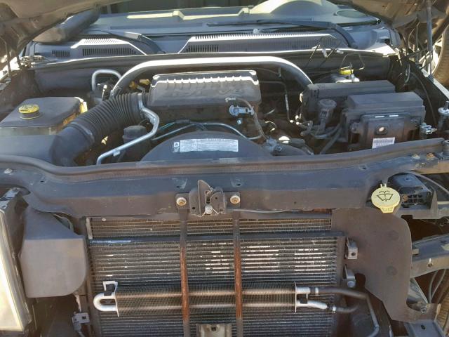 1J8HH48P77C676399 - 2007 JEEP COMMANDER BLACK photo 7