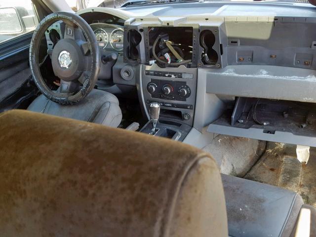 1J8HH48P77C676399 - 2007 JEEP COMMANDER BLACK photo 9