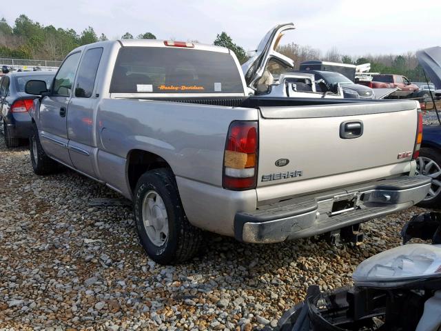 2GTEC19T641377250 - 2004 GMC NEW SIERRA BEIGE photo 3