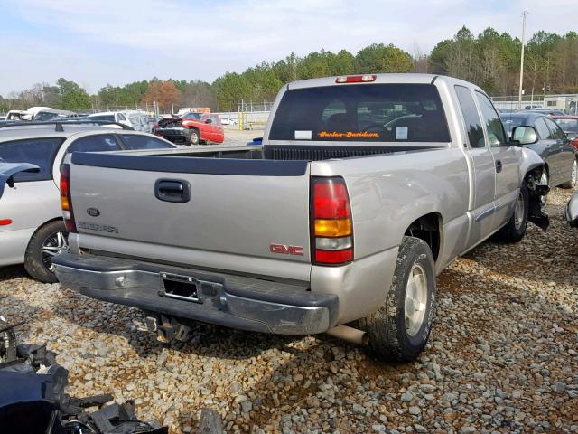 2GTEC19T641377250 - 2004 GMC NEW SIERRA BEIGE photo 4