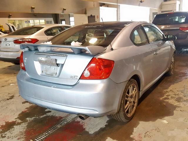 JTKDE167660131660 - 2006 TOYOTA SCION TC 蓝色 照片 4