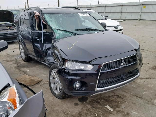 JA4JT3AW3BU037453 - 2011 MITSUBISHI OUTLANDER BLACK photo 1