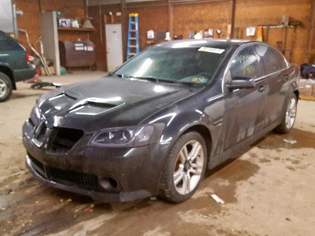 6G2ER57758L149050 - 2008 PONTIAC G8 BLACK photo 2