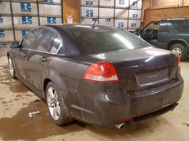 6G2ER57758L149050 - 2008 PONTIAC G8 BLACK photo 3