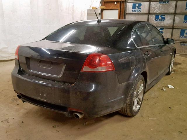 6G2ER57758L149050 - 2008 PONTIAC G8 BLACK photo 4