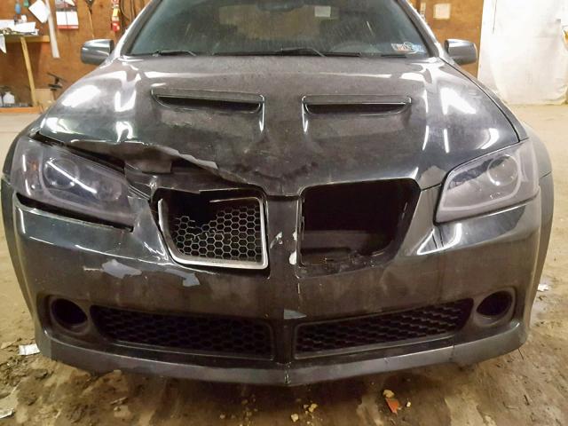 6G2ER57758L149050 - 2008 PONTIAC G8 BLACK photo 9