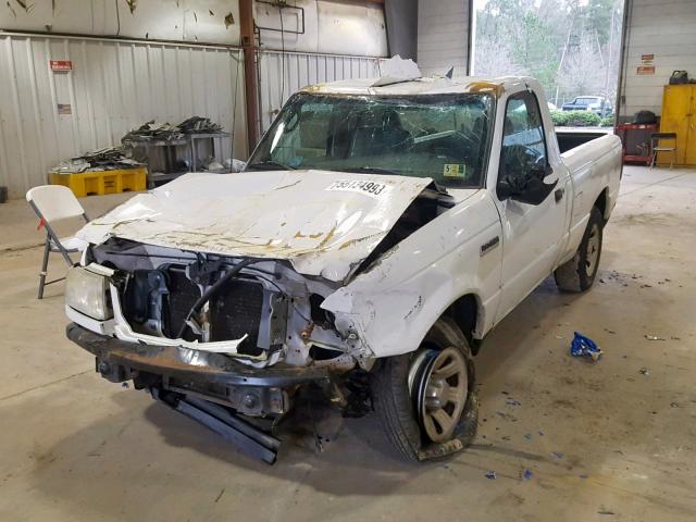 1FTYR10D78PA65349 - 2008 FORD RANGER WHITE photo 2