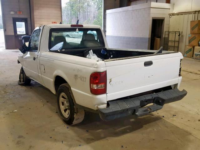 1FTYR10D78PA65349 - 2008 FORD RANGER WHITE photo 3