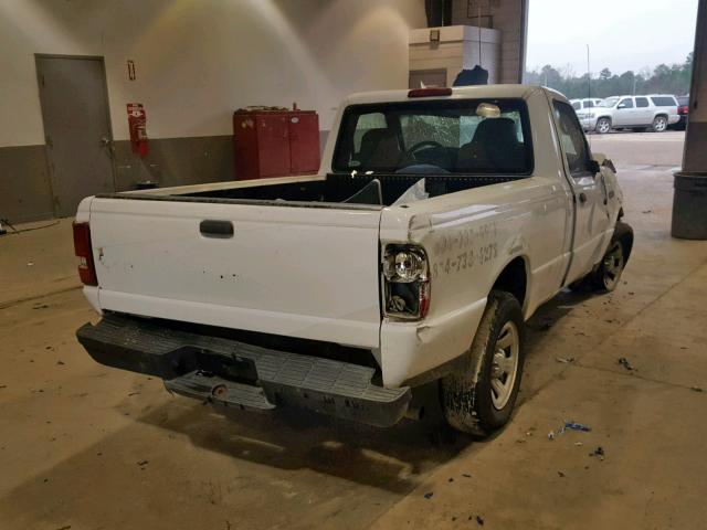 1FTYR10D78PA65349 - 2008 FORD RANGER WHITE photo 4