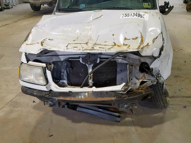 1FTYR10D78PA65349 - 2008 FORD RANGER WHITE photo 9