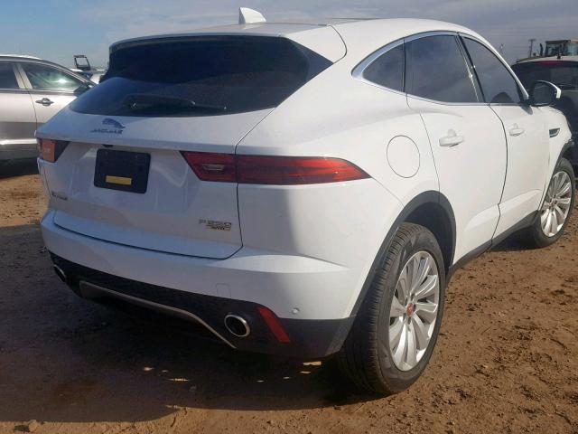 SADFP2FX2J1Z03840 - 2018 JAGUAR E-PACE SE WHITE photo 4